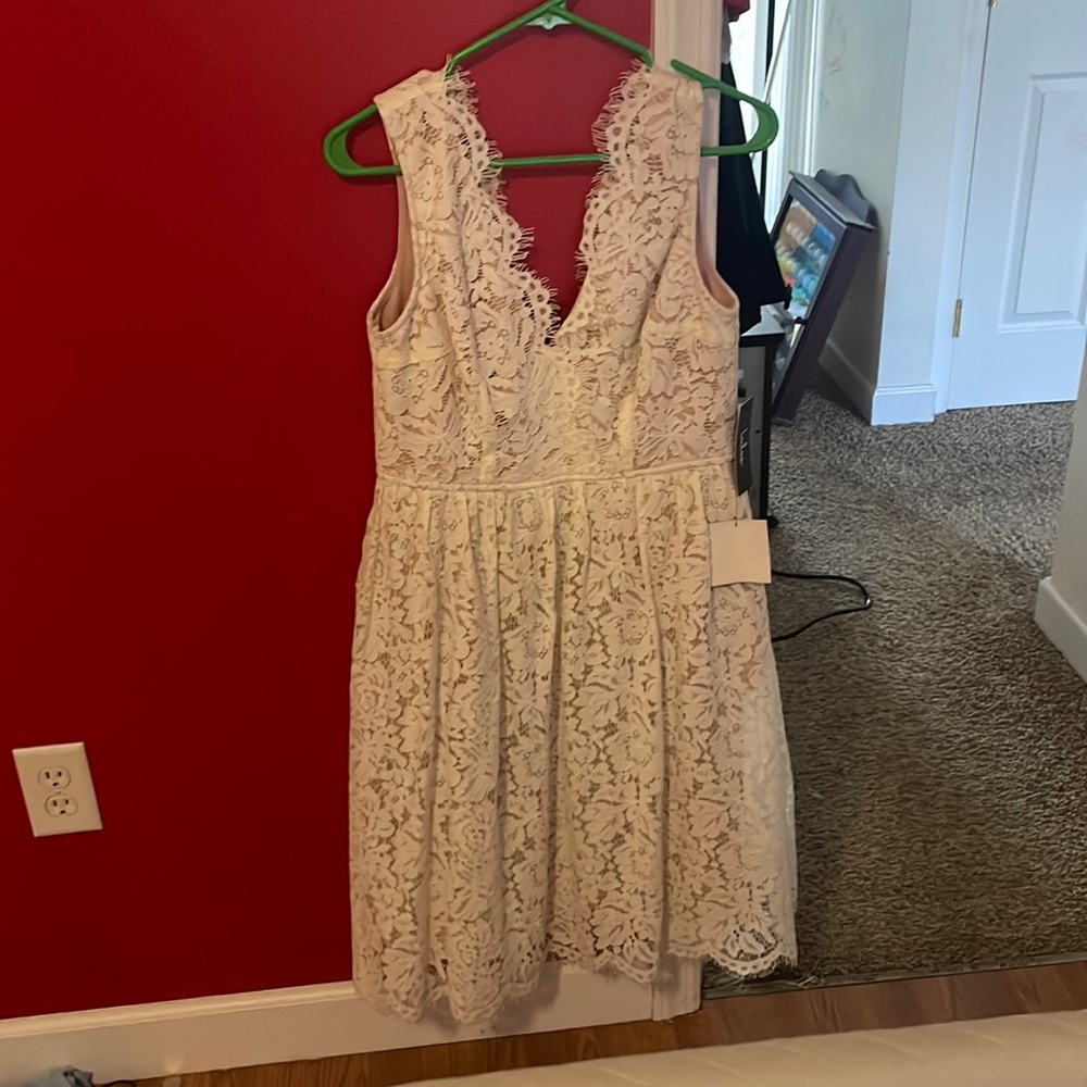 Lace Dress - Perfect for Bridal Shower or Rehearsal Dinner
